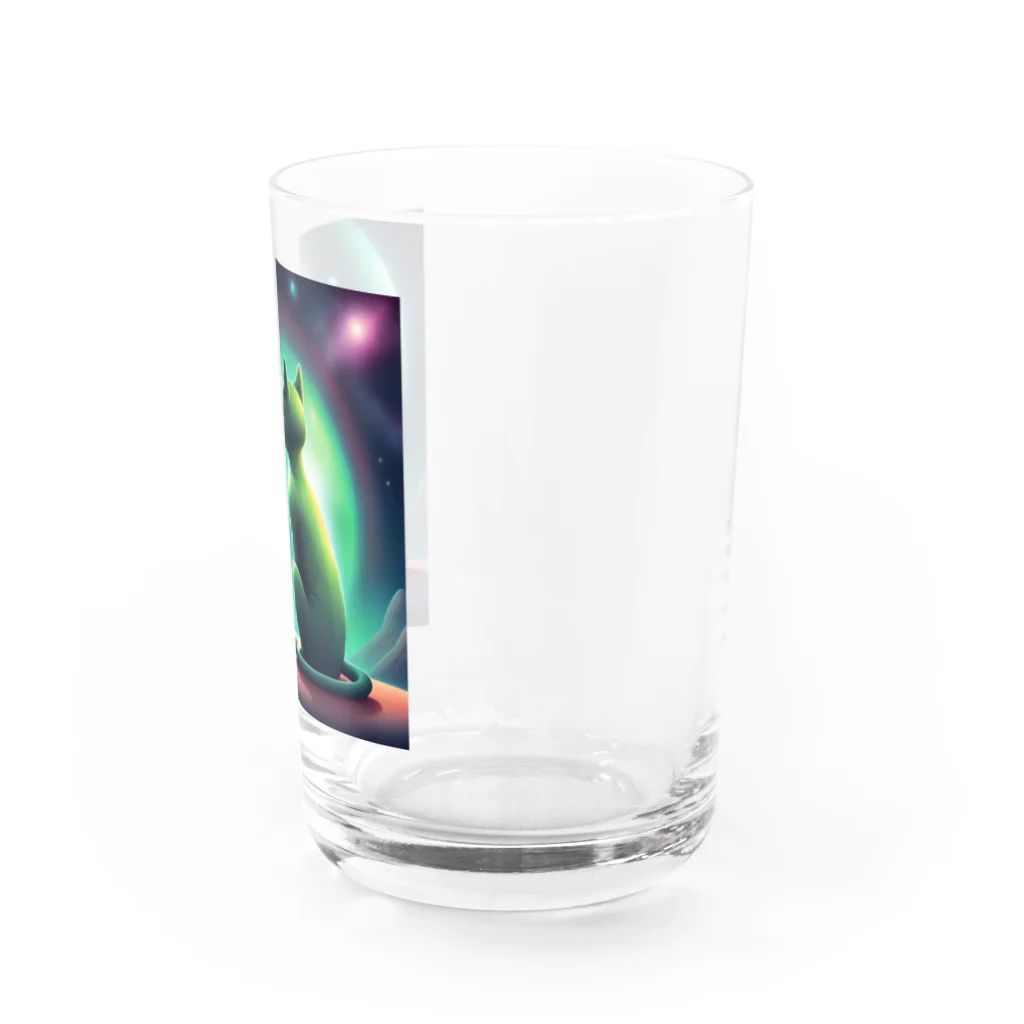suguru12のキャット&宇宙猫 Water Glass :right