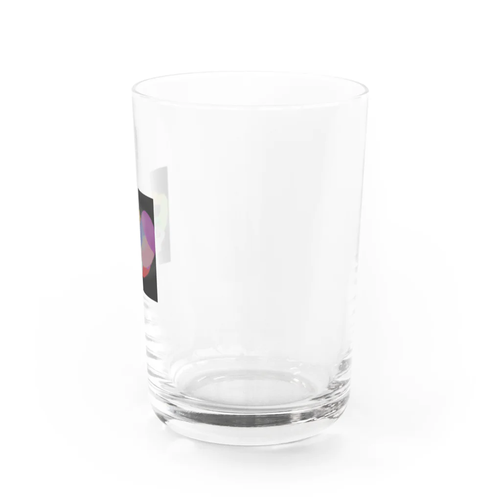 納豆ごはんの派手な蛇グッズ Water Glass :right