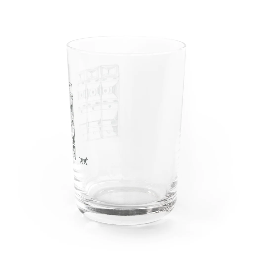 supitaroのスピーカーと猫グラス Water Glass :right