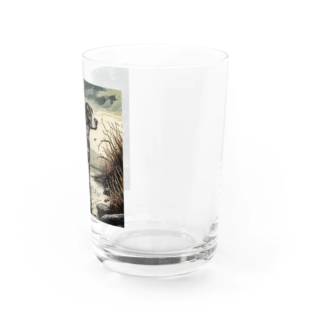 DREAMHOUSEのイングリッシュポインター Water Glass :right