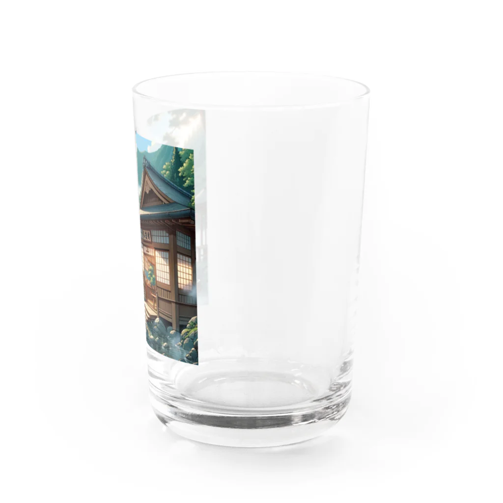 アニマル達の温泉旅館を営むカピパラ Water Glass :right