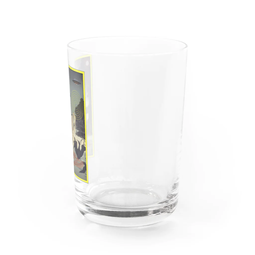 KHD888の3日蓮上人石和河にて鵜飼の迷頑を済度したまふ図 Water Glass :right