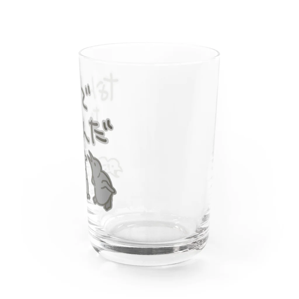 ミナミコアリクイ【のの】のなんでなん【オウサマペンギン生まれたて】 Water Glass :right