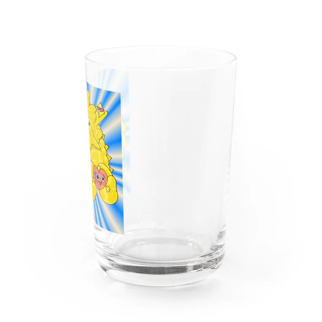 わかめのドラゴン❗️ Water Glass :right