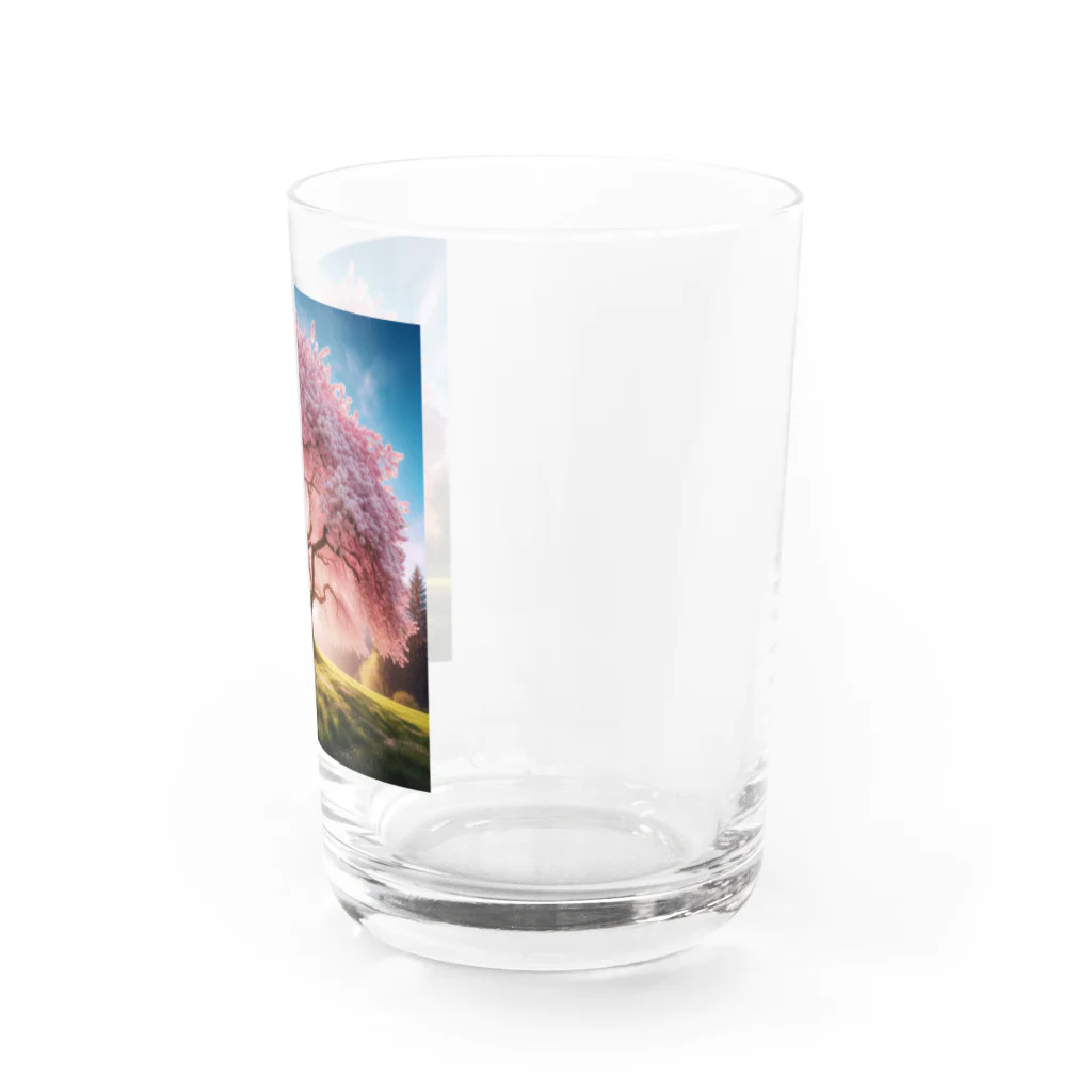 ニコショップの桜の木 Water Glass :right