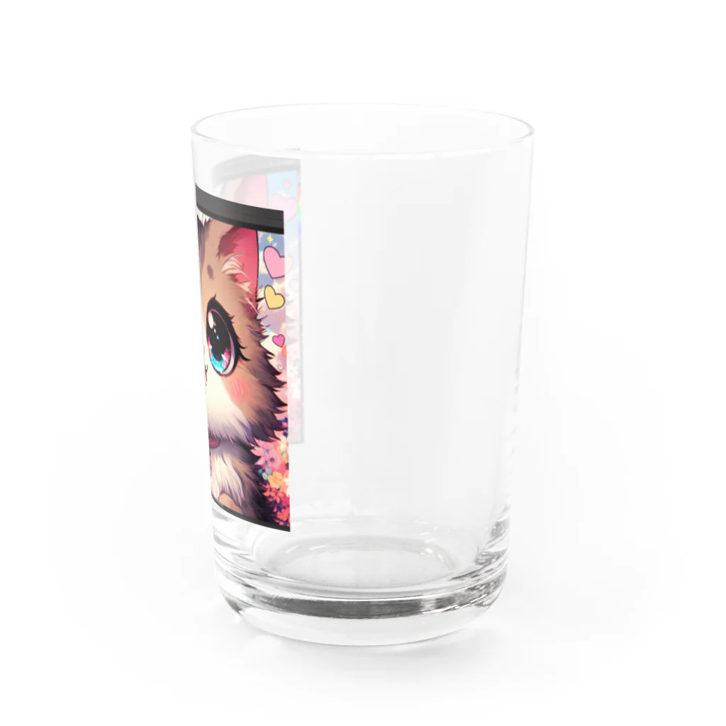 yos-1292583のねこニコばん Water Glass :right