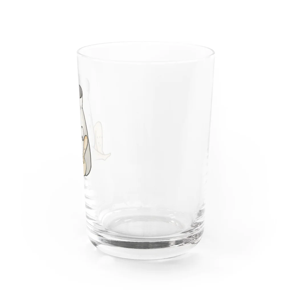 味噌田楽のすね毛剃ってるとっくり Water Glass :right