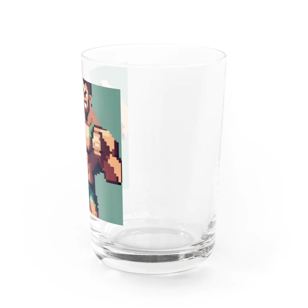 nakasato442のマッチョのドット絵６ Water Glass :right