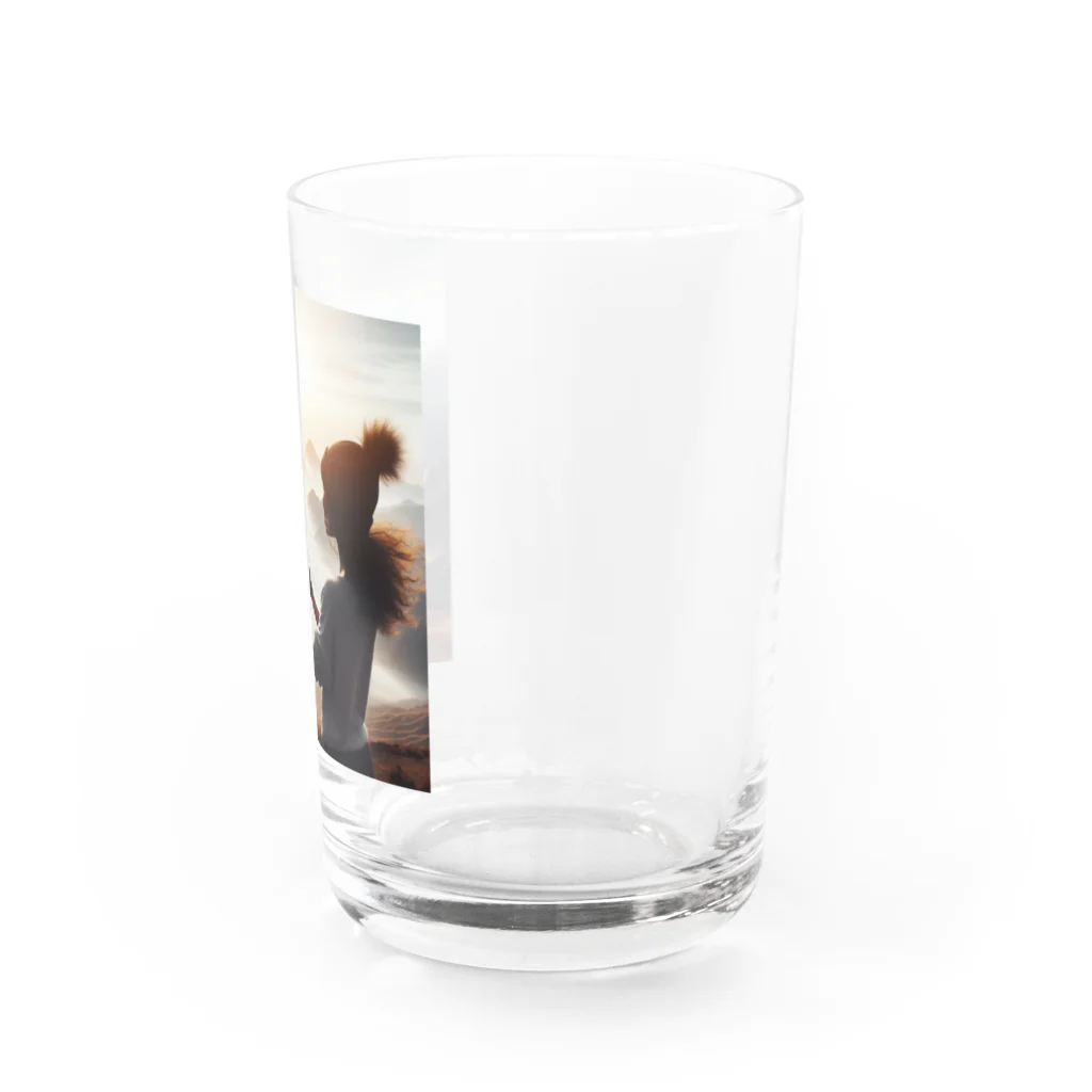 ONE POINTのドローンの自然の偉大さを。 Water Glass :right