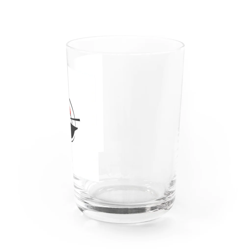 ハチ-8の日本　米と箸 Water Glass :right