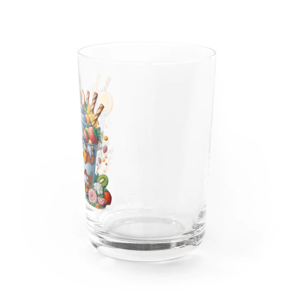 こんばにやのデカパフェ Water Glass :right