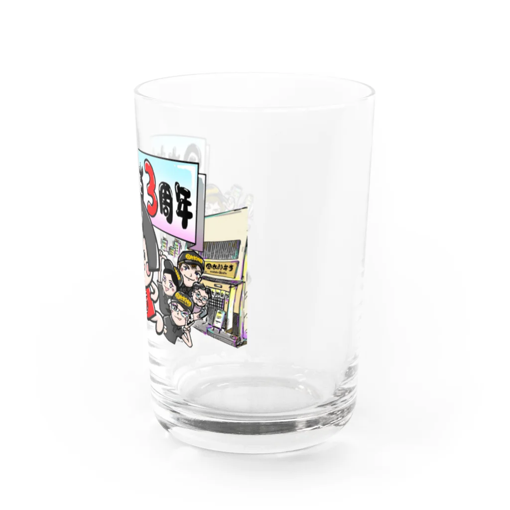 川野義光@おっす社長の金太郎弁当3周年記念品 Water Glass :right