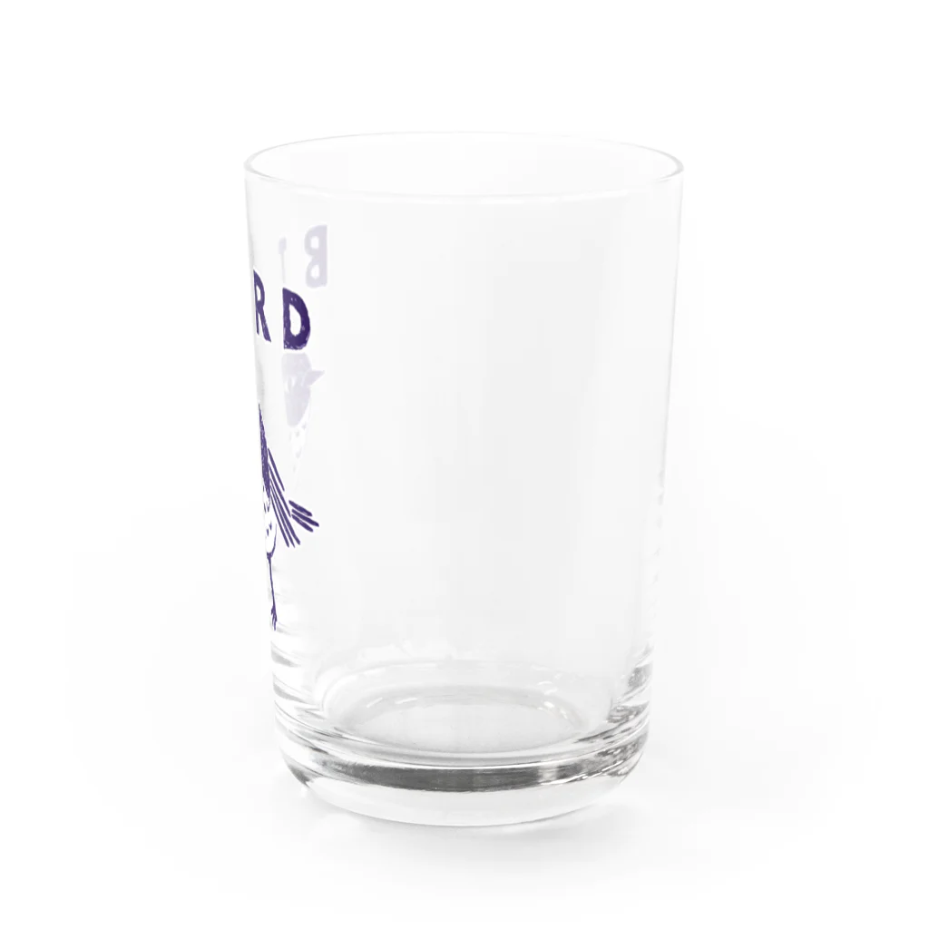 NIKORASU GOのトリマニア専用デザイン「BIRD」（Tシャツ・パーカー・グッズ・ETC） Water Glass :right