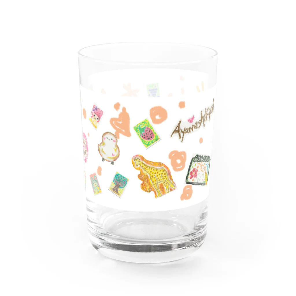 色織 彩芽 ☆4/28 START！at 横浜産貿ホール マリネリアのお絵かきクレパスコレクション Water Glass :right