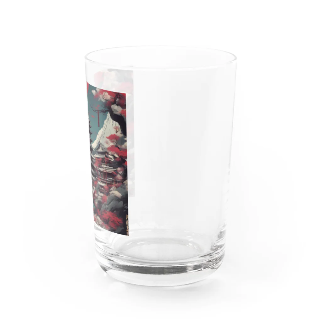 Hana15500のロック　和　デザイン２ Water Glass :right