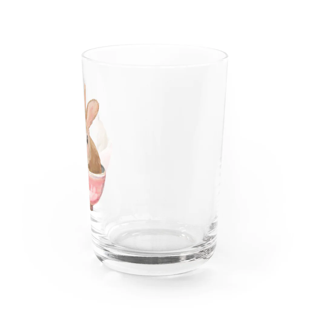 うさぎのうみちゃんねるショップのPets for You作品〜お茶わんうみ（おとなVer.） Water Glass :right