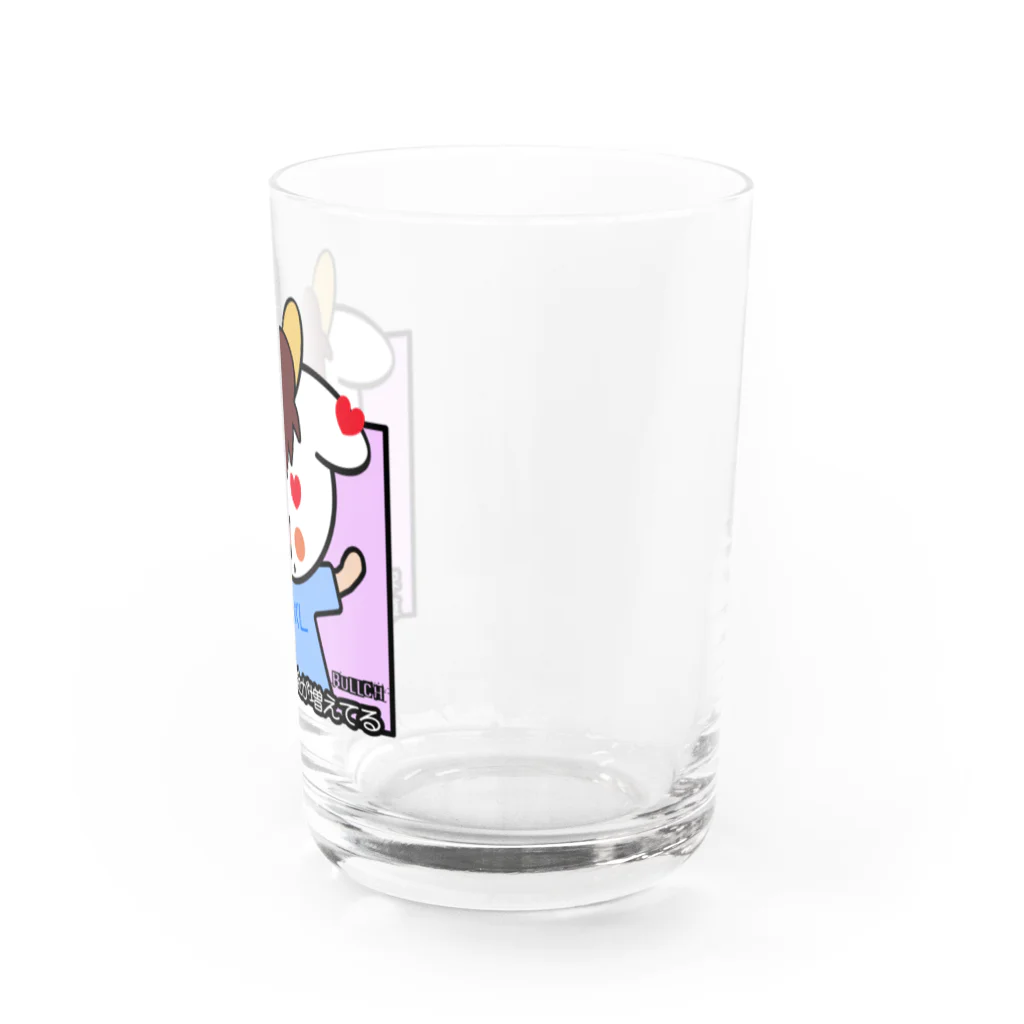 Bunny RingのSOXL 寝ているだけで朝起きたらお金が増えてる Water Glass :right