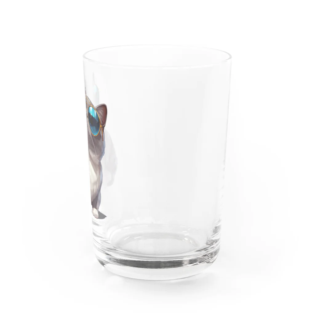 AQUAMETAVERSEのサングラスをかけた、かわいいネコ Marsa 106 Water Glass :right