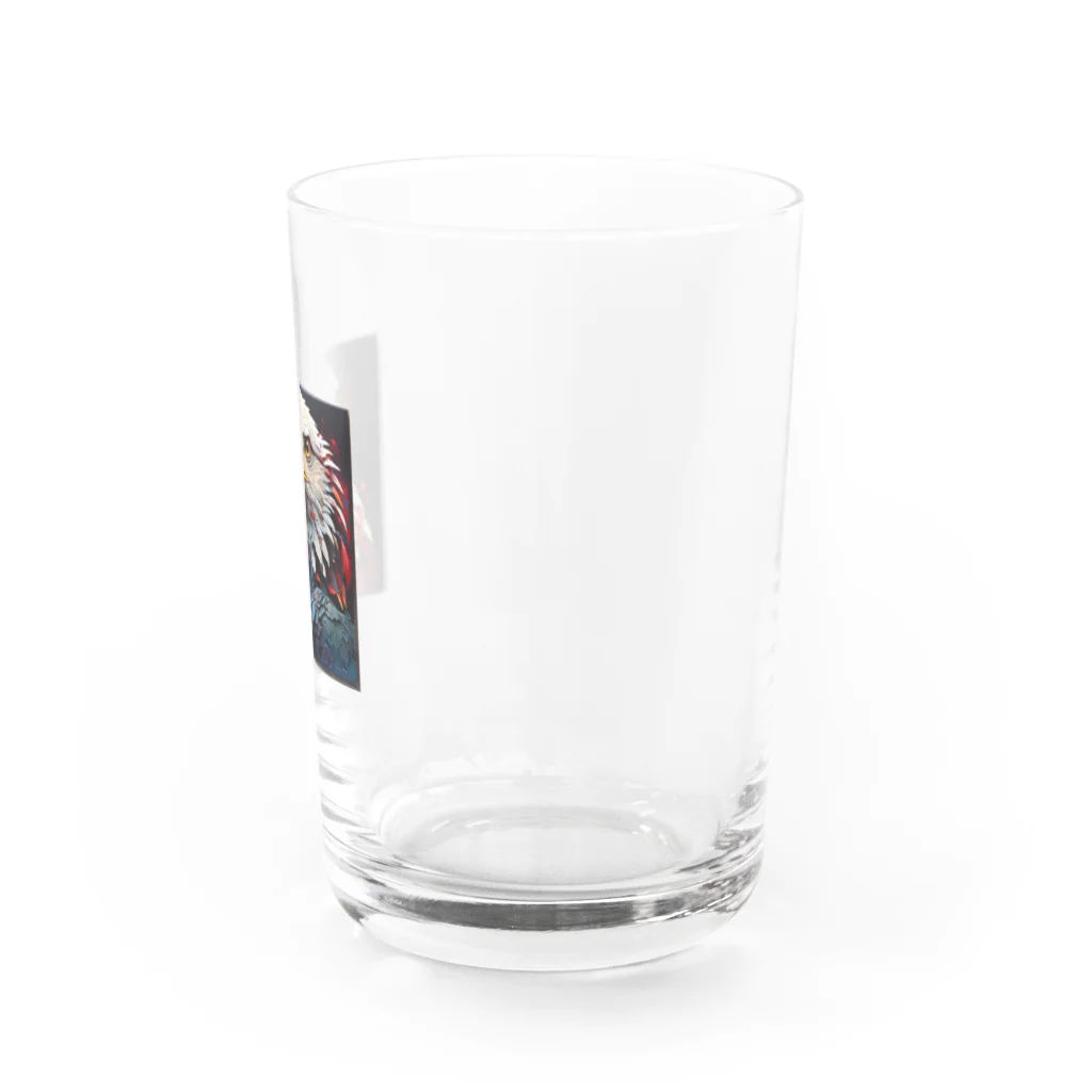 ryu_1137の凛とした鷲 Water Glass :right