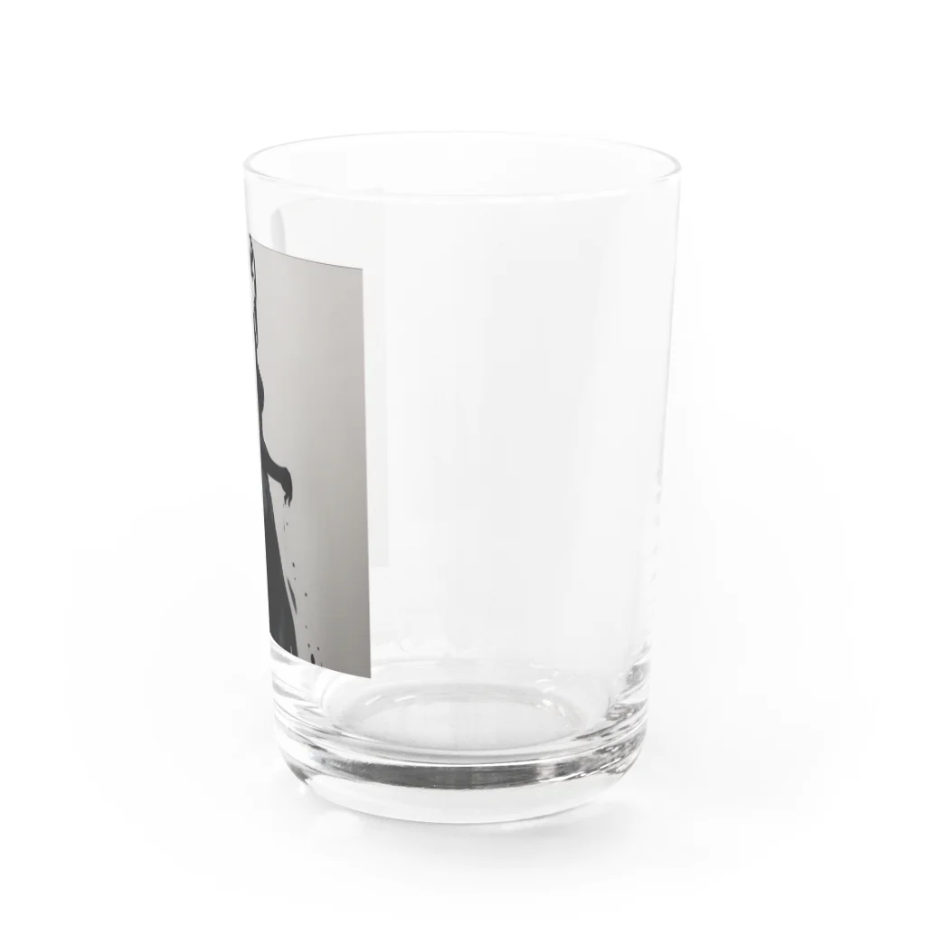 rit=ndの鴉色を纏った女性 Water Glass :right