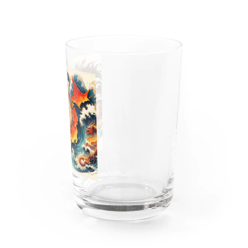 paradiamの激しい風が振る中、ひたむきに突き進む日本の魂。 Water Glass :right