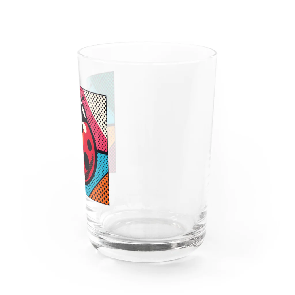 Mushikingのポップなテントウムシ Water Glass :right