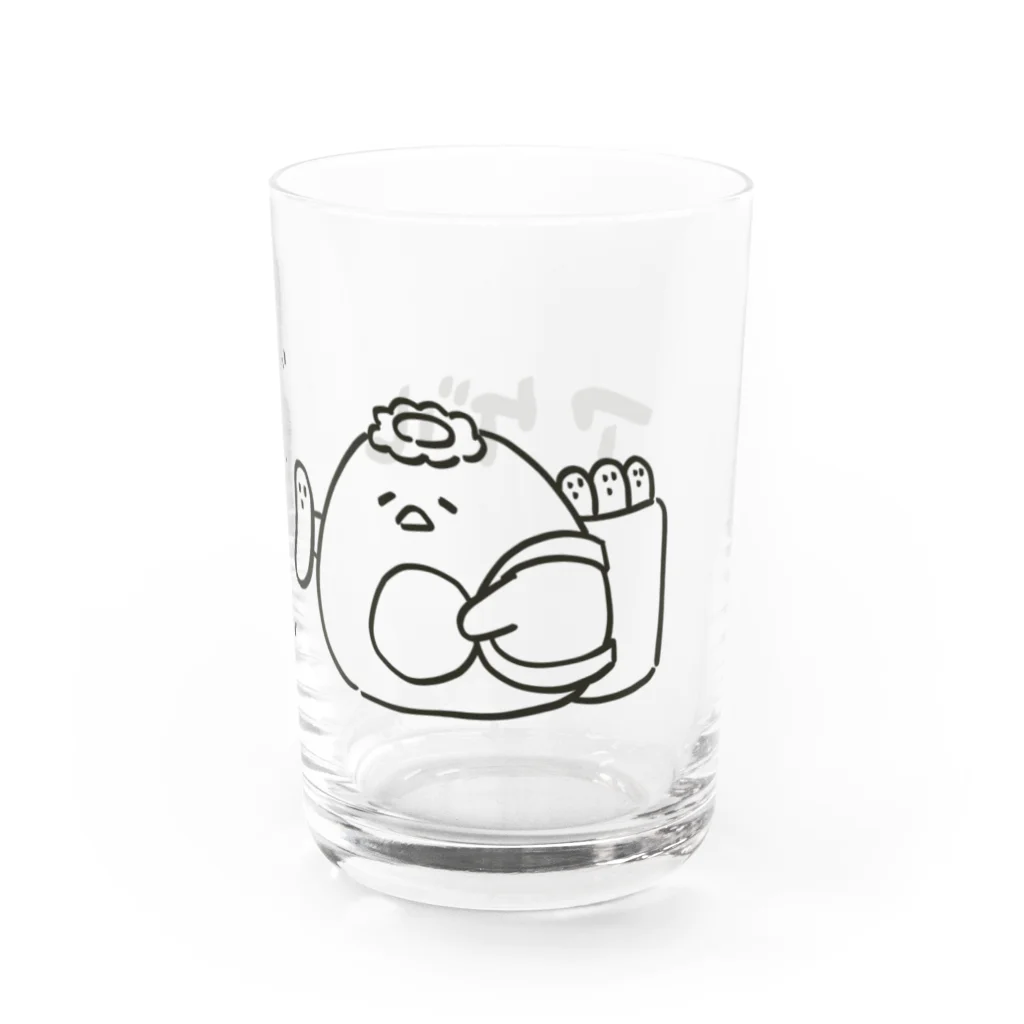 mikke03のぷちもにカッパ Water Glass :right