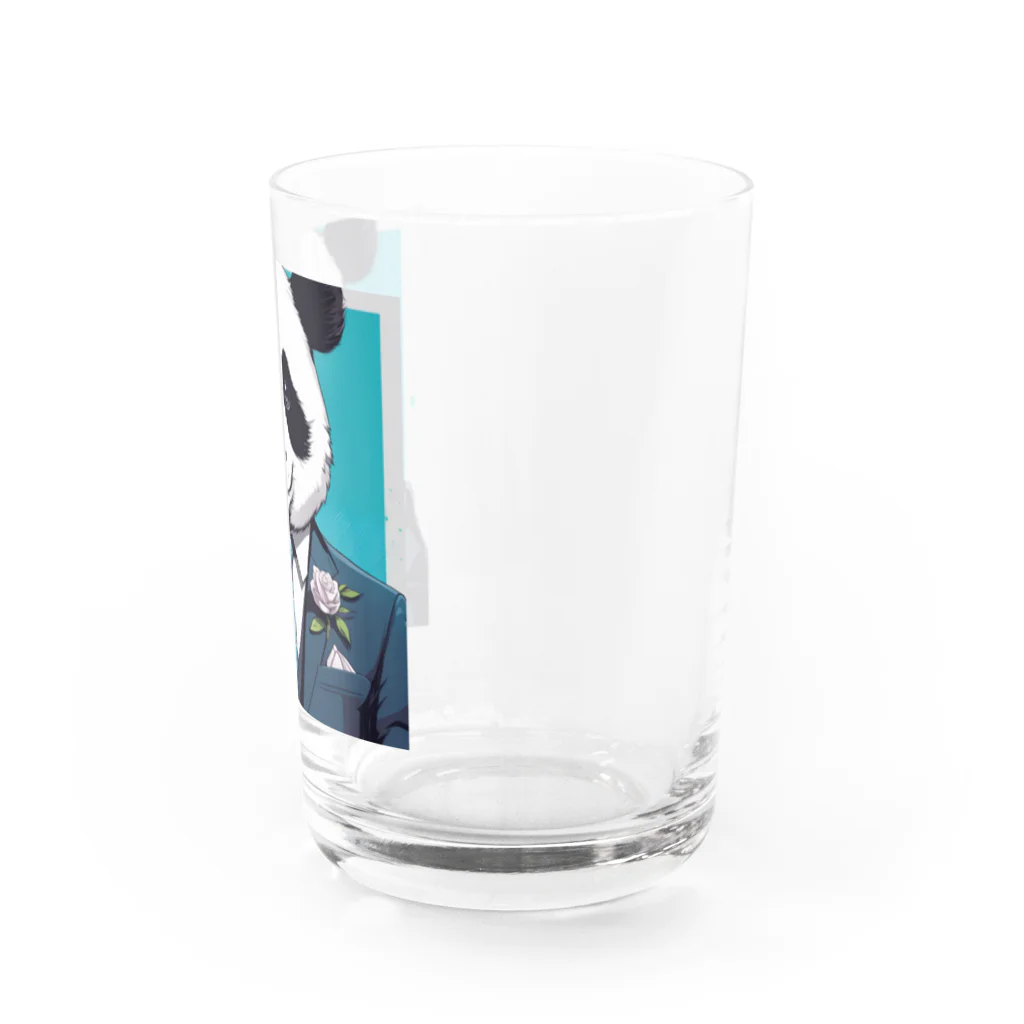 crazypanda2のビジネスパンダ Water Glass :right