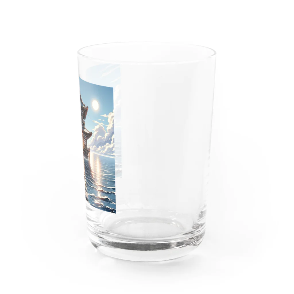 Irregular is beautifulのSanctuary of the Sea: Pathway to Serenity Water Glass :right