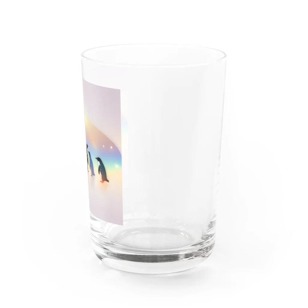 penpentagramのpenguins Water Glass :right