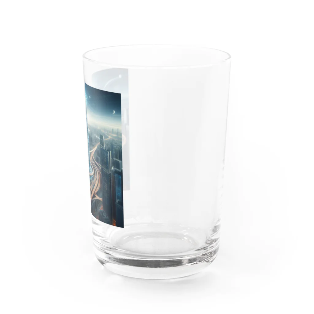 不思議なくうかんの現代版バベルの塔 Water Glass :right