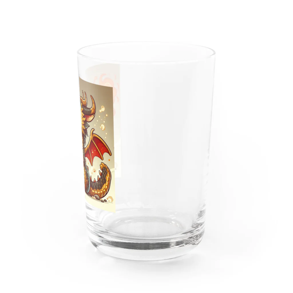 nekodoragonの火噴き猫ドラゴン Water Glass :right