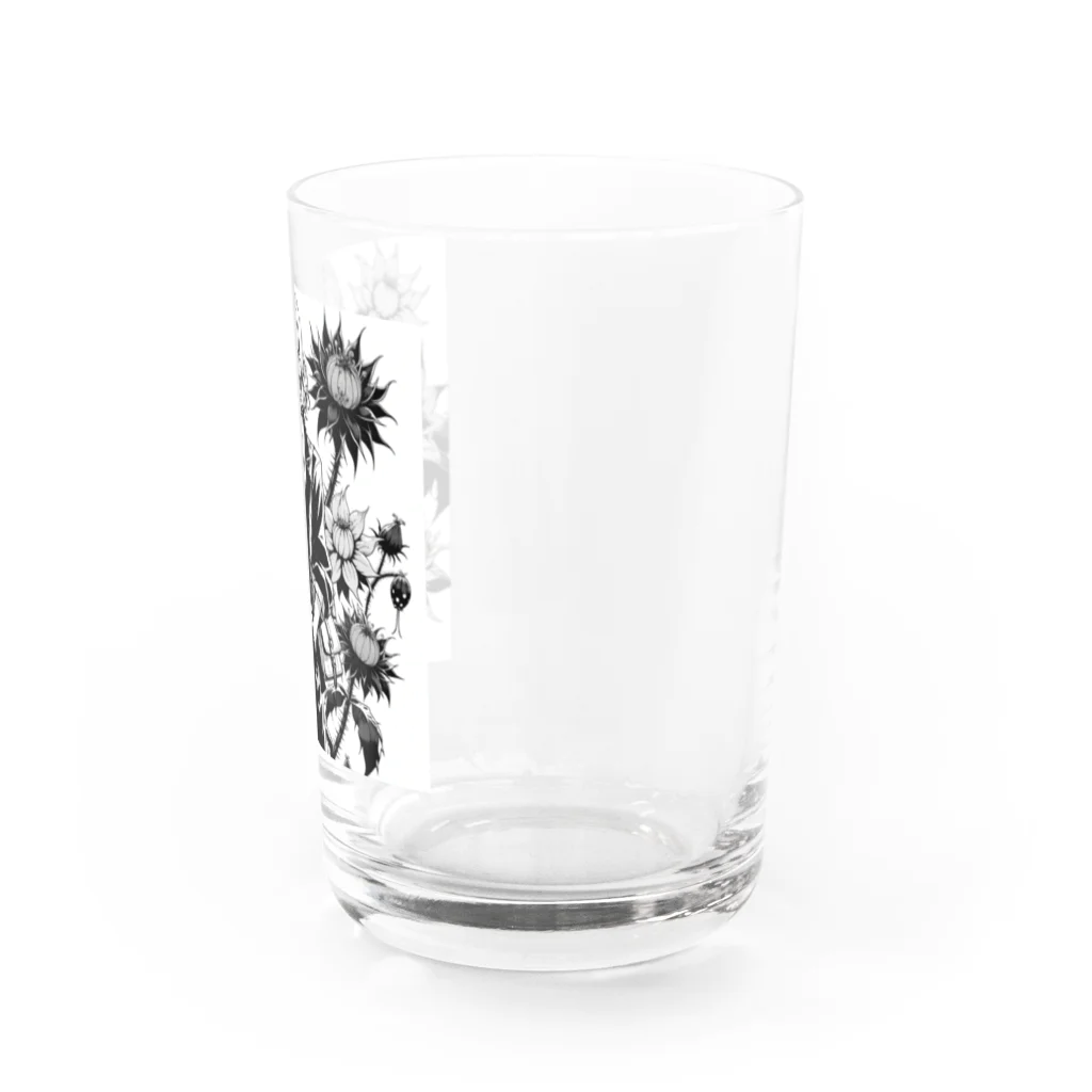 電子のお絵描き屋さんのCool Girl Water Glass :right