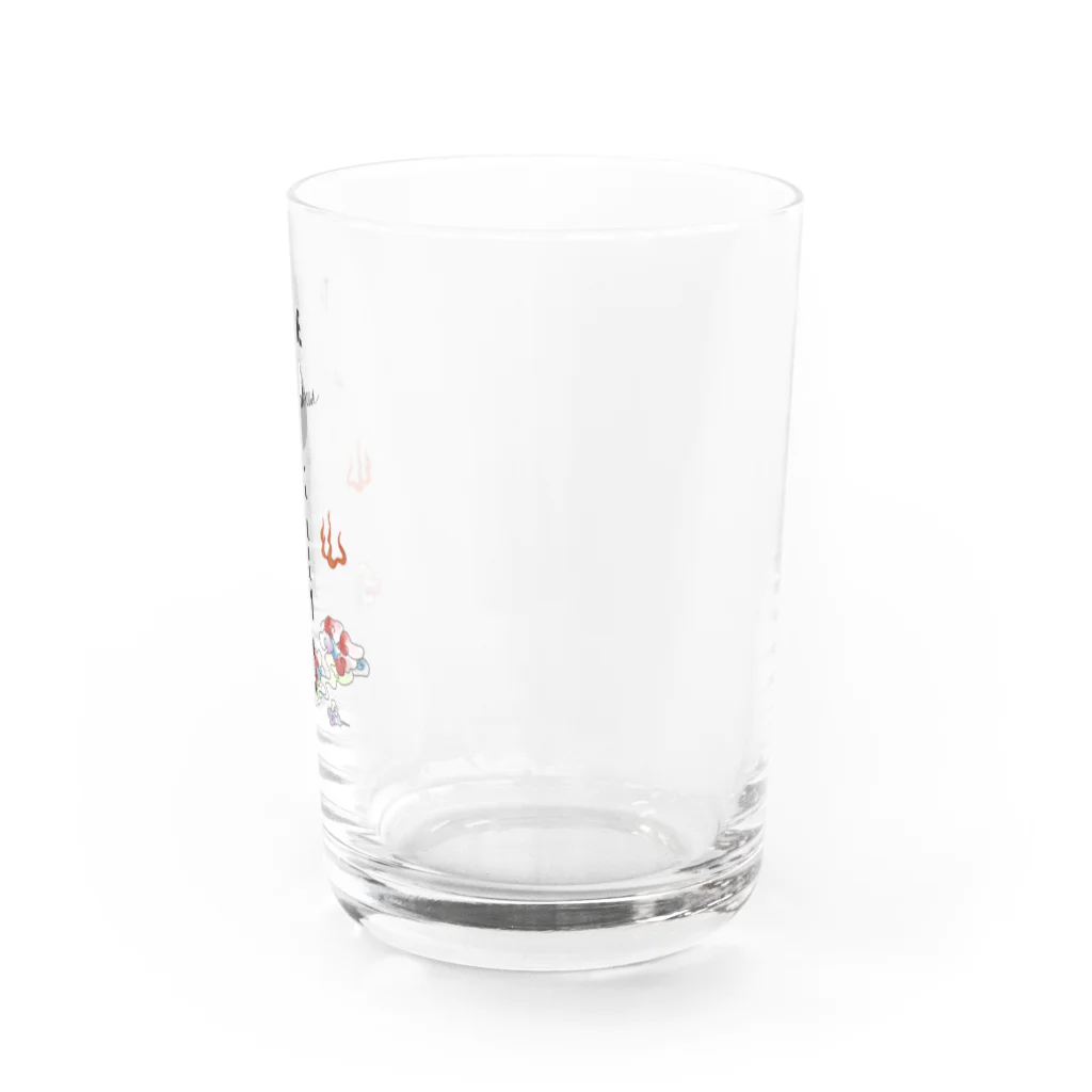 Every weekend nightmareの大いなる業(karman) Water Glass :right