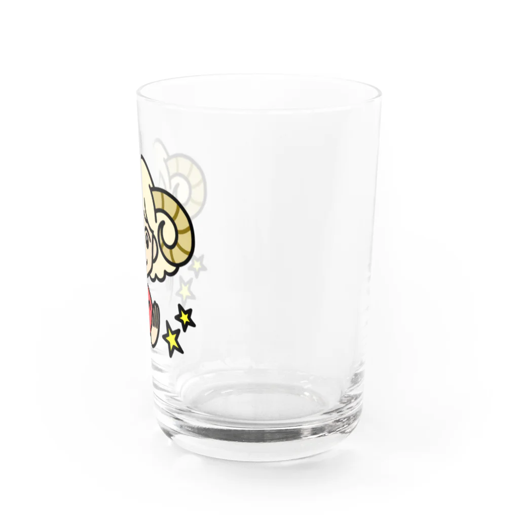 Yukarinaの星座ショップのおひつじ座♈ Water Glass :right