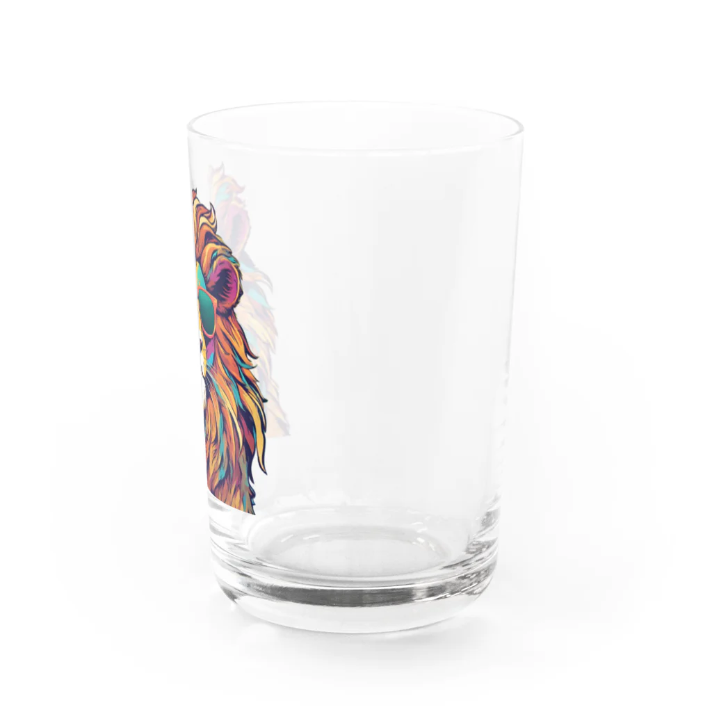 マジカルメッセージのライオンのロックシンガー Water Glass :right