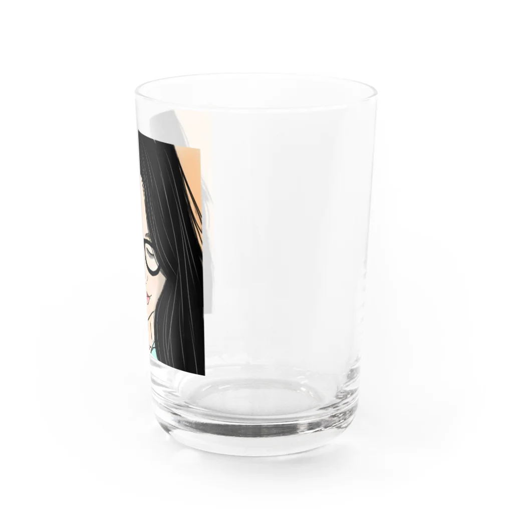 みつまめこshopのメガネ美人 Water Glass :right