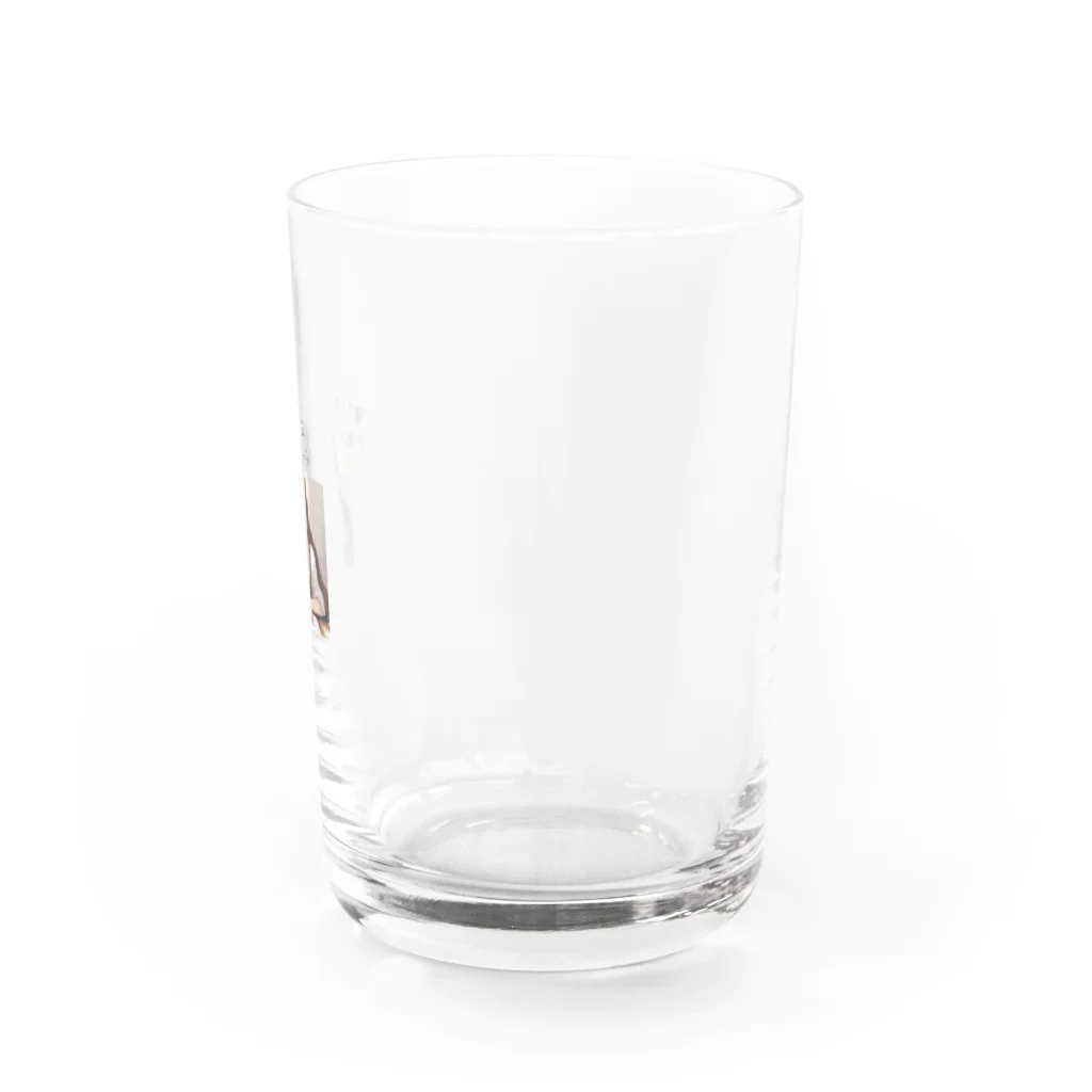 酔いどれの集いの寝ても覚めてもお酒のことばかり Water Glass :right