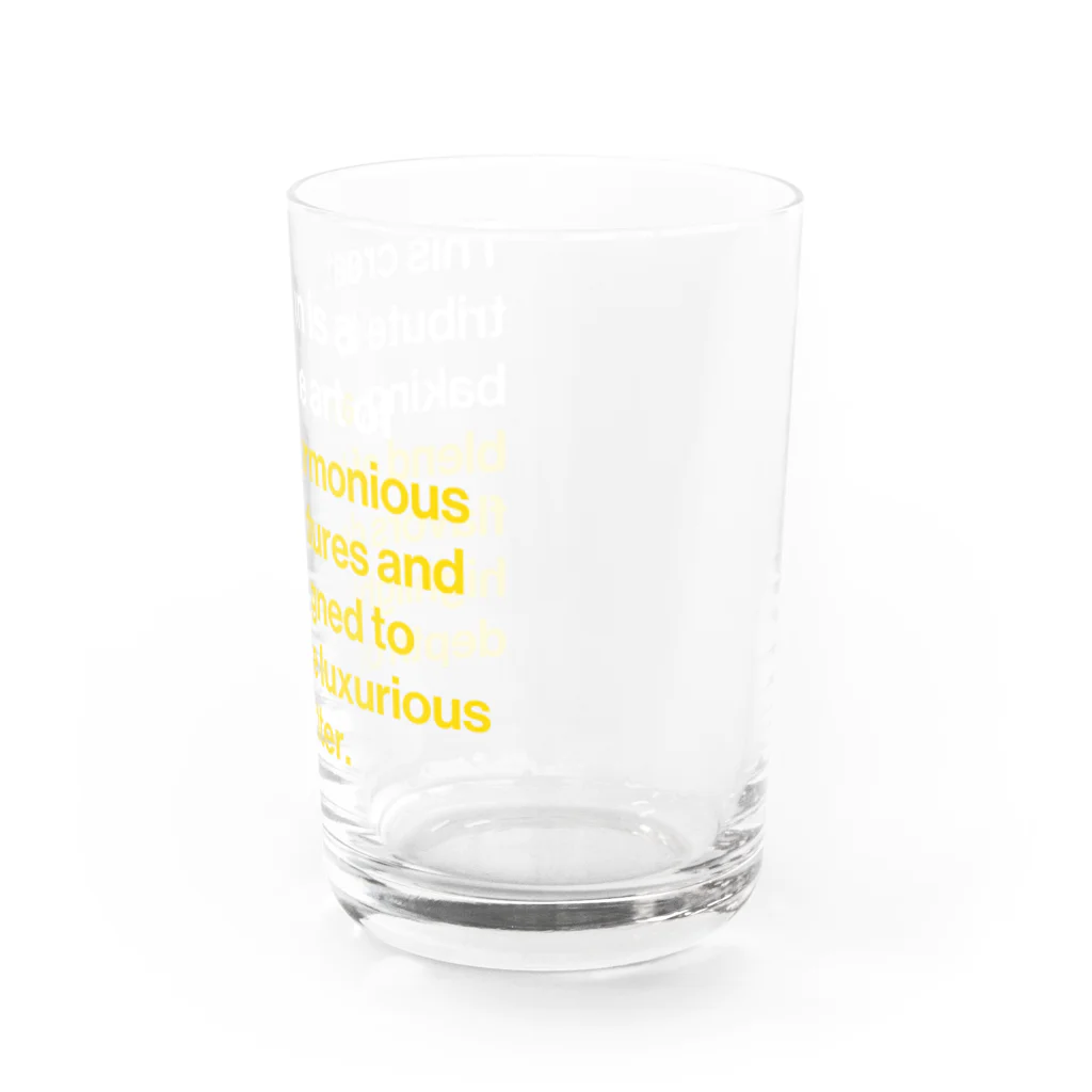 ナショナルデパートのHarmonious blend of textures and flavors Water Glass :right