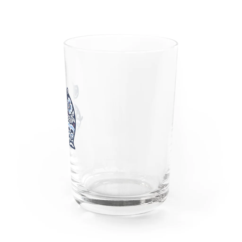 MYoshiの和柄　カバ④ Water Glass :right