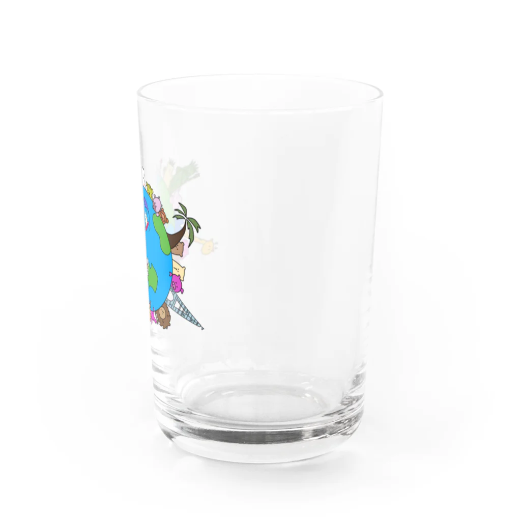 癒しのくまさん「さとしくん」の癒しのくまさん「さとしくん」 Water Glass :right