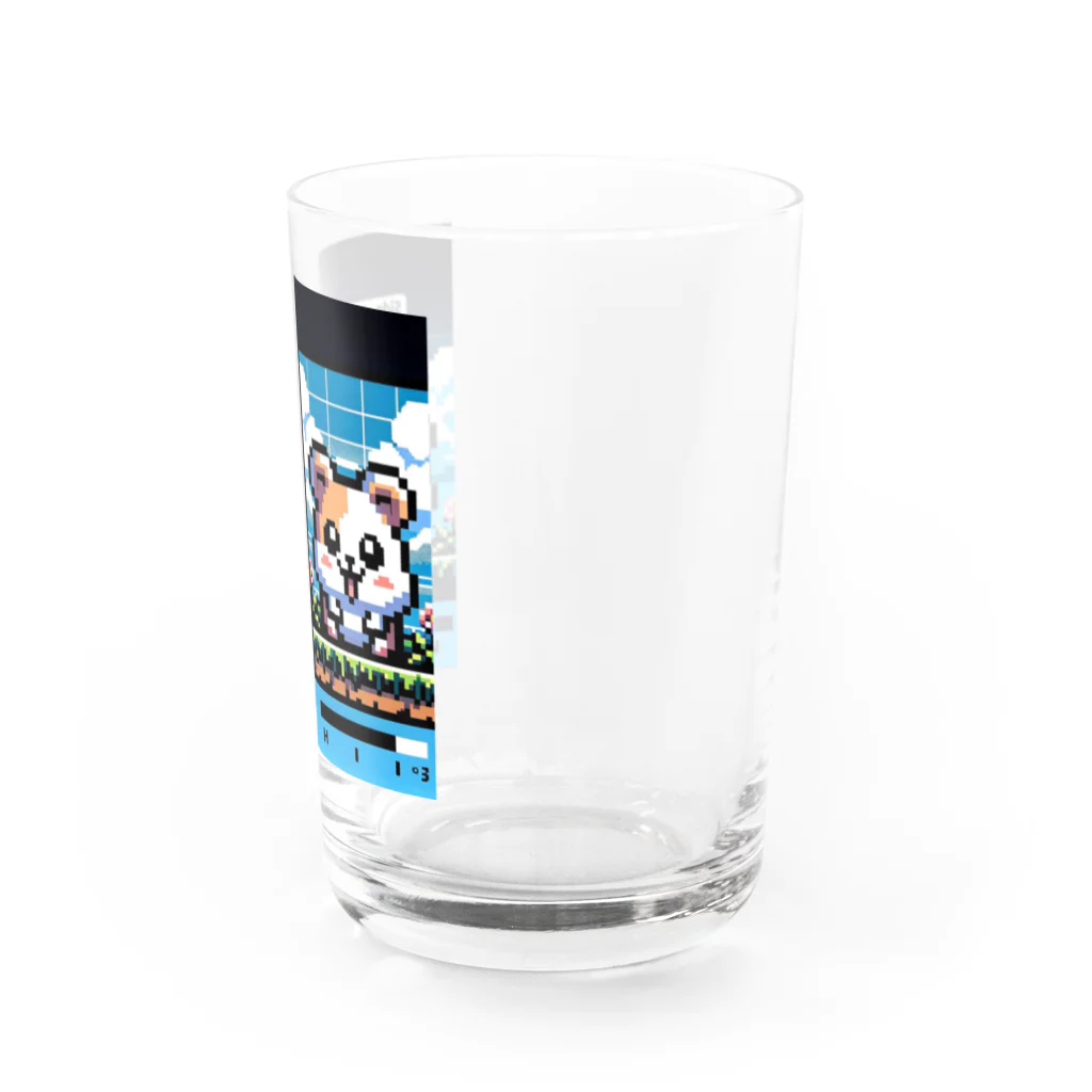 tsukino-utenaのドット絵・ハム二郎 Water Glass :right