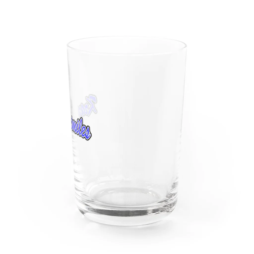 クレイジースマイルズ（公式）のクレスマロゴ青グッズ Water Glass :right