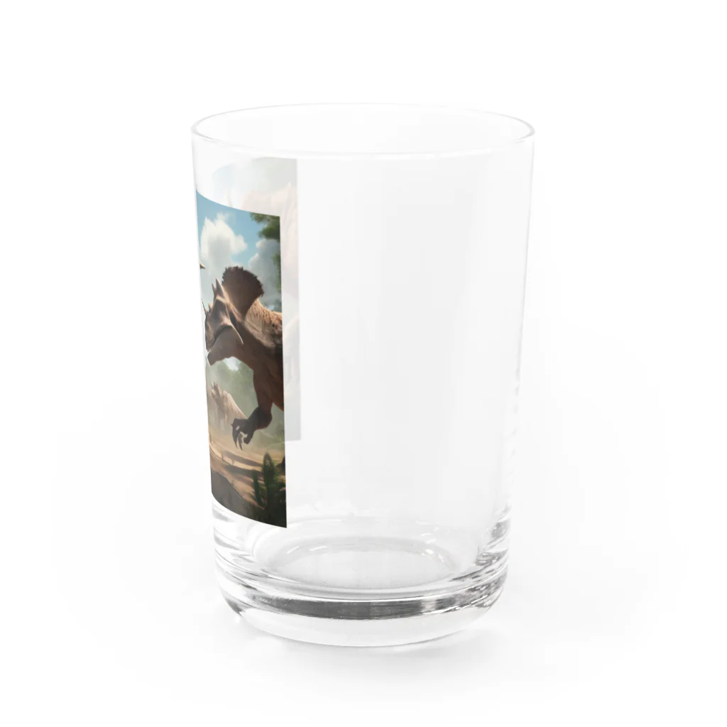 てぃっちゃんの恐竜　 Water Glass :right