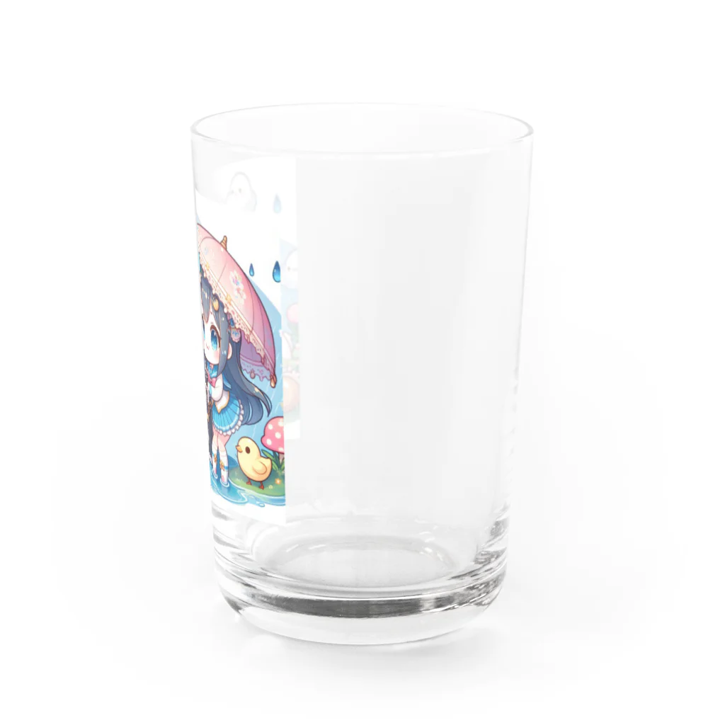 かるるんショップのカメラと傘とうさ耳少女とシリーズ　撮影 Water Glass :right