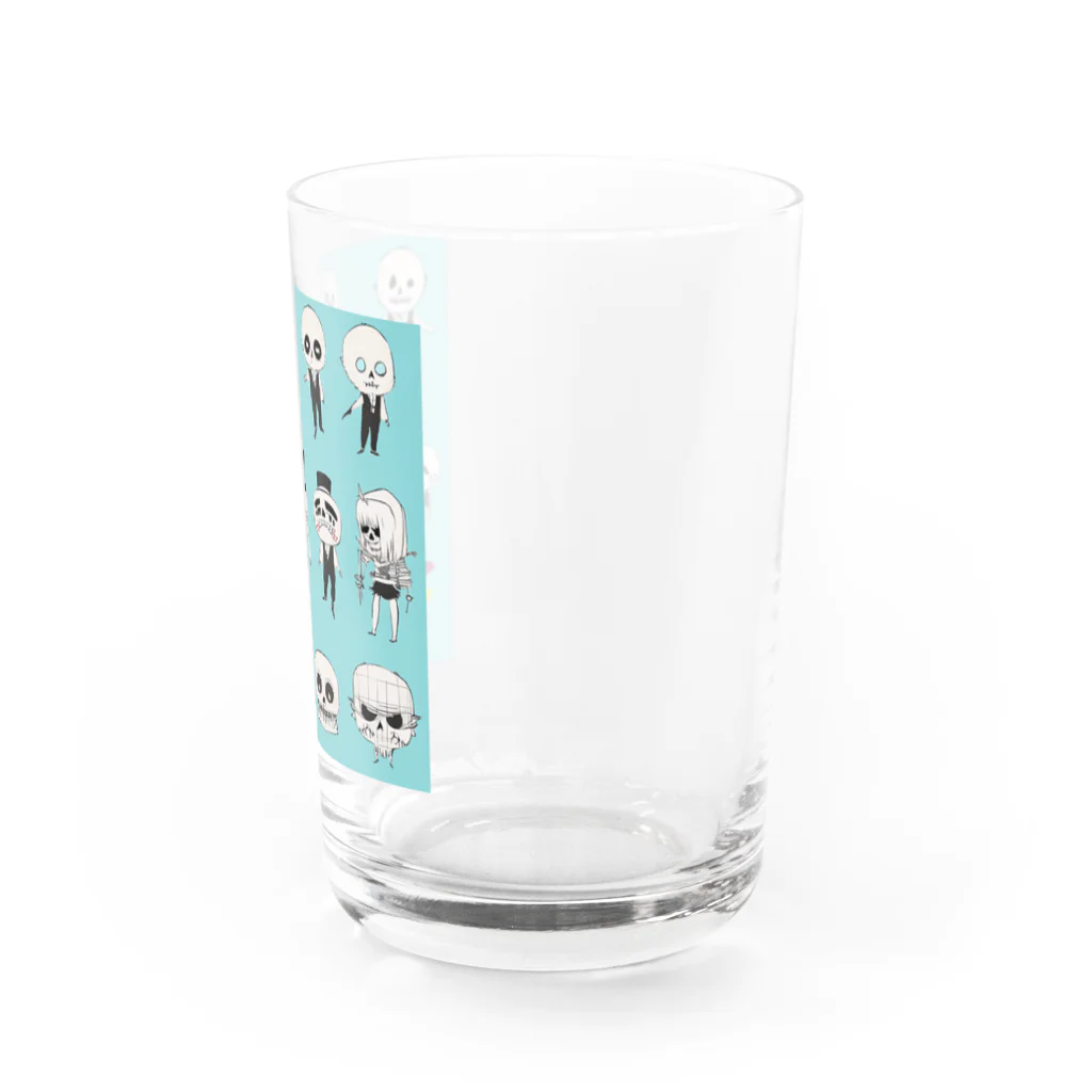 MEGROOVEのドクロいっぱい💀 Water Glass :right