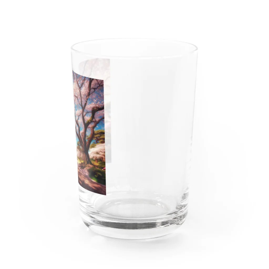 bobokeの桜 Water Glass :right