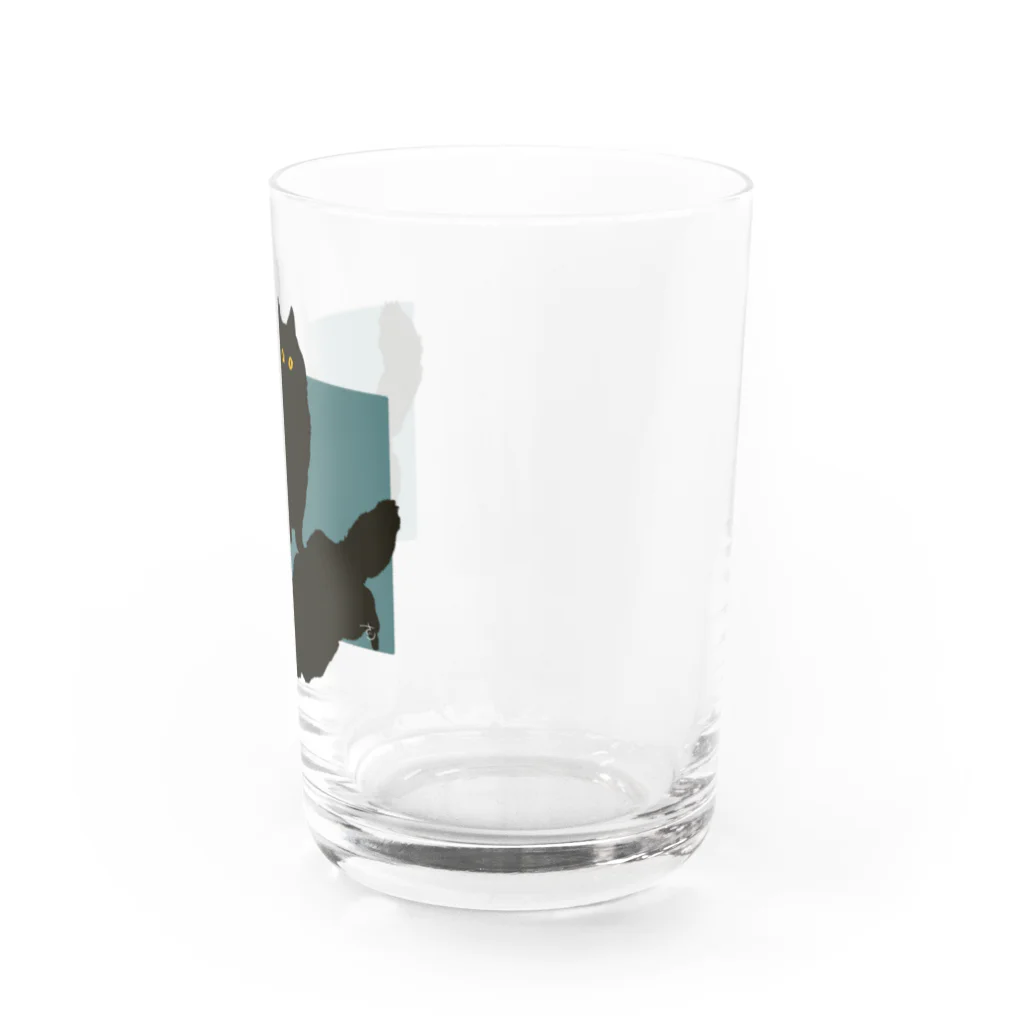 さくりのおやすみショップの黒猫の見た夢 Water Glass :right