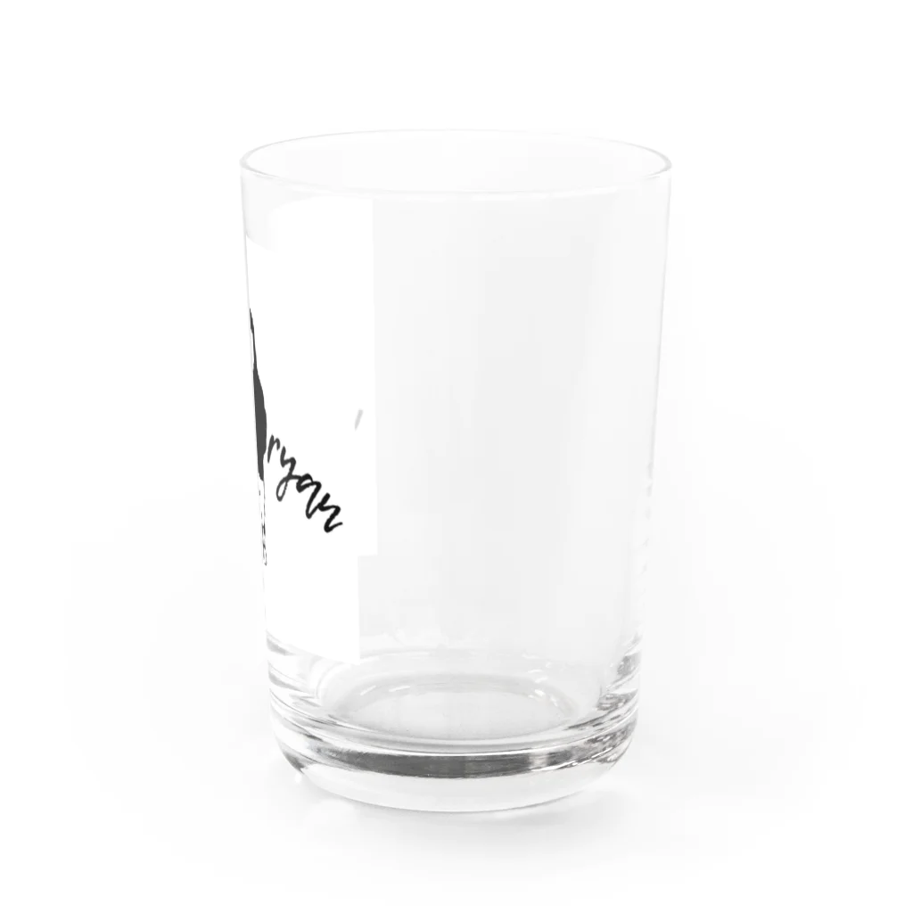 むぎライアンのモノクロパーカー Water Glass :right