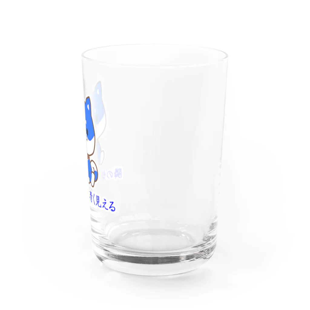 にゃんこ王子のにゃんこ王子 隣の柴犬は青く見える Water Glass :right